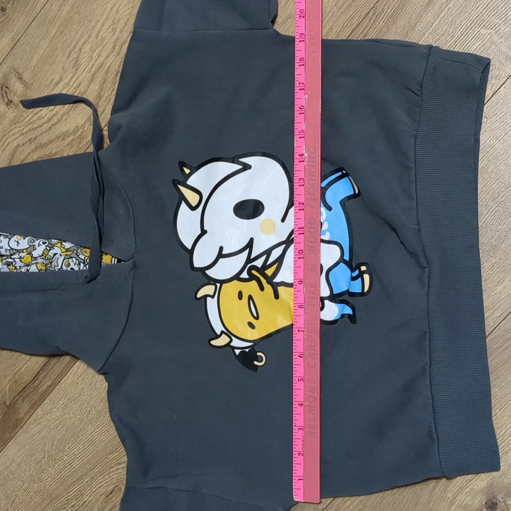 Tokidoki x Gudetama Cropped Hoodie Size SMALL - Picture 5 of 12